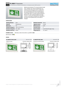 Data sheet FL 2820 TFT FDC 230V
